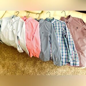 Polo by Ralph Lauren BOYS size L (14-16) shirts (Bundle of 5)